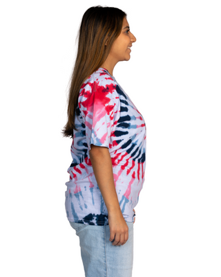 Dyenomite Deal - Crystal Lake Spiral Tie Dye Tee