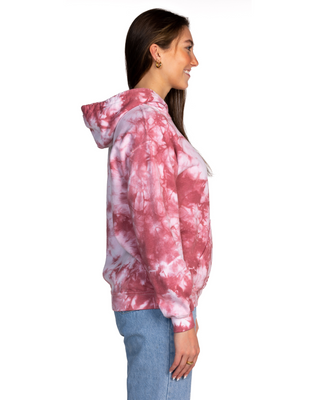 FLEECE SHOP - Crystal Dye Essential Fleece Hoodie - Begonia