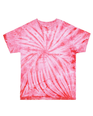 Cyclone Spiral Tie Dye Tees - Youth - Coral