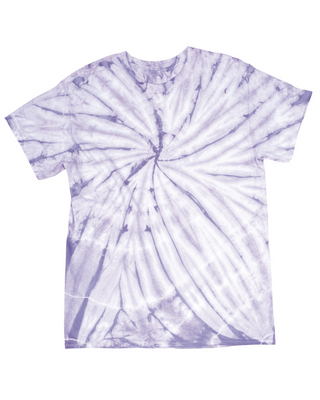 Dyenomite Deal - Cyclone Spiral Tie Dye Tee - Lavender