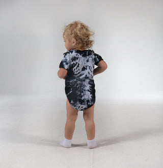 Dyenomite Deal - Crystal Dye Infant Bodysuit - Black