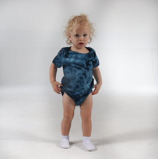 Dyenomite Deal - Crystal Dye Infant Bodysuit - Navy