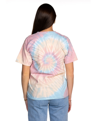 Dyenomite Deal - Tie Dye Tee - Desert Rainbow Tide Spiral