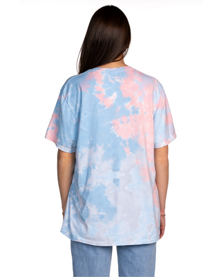 Dyenomite Deal - Dream Cloud Dye Tee - Coral