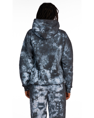 Crystal Tie Dye Essential Fleece Hoodie Dyenomite Apparel Wholesale