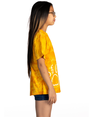 TEAM SHOP - Tie Dye Paw Print Tee - Gold