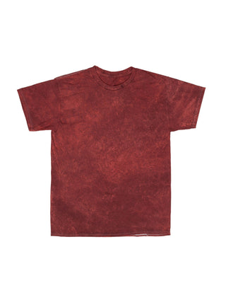 Mineral Wash Tees - Crimson