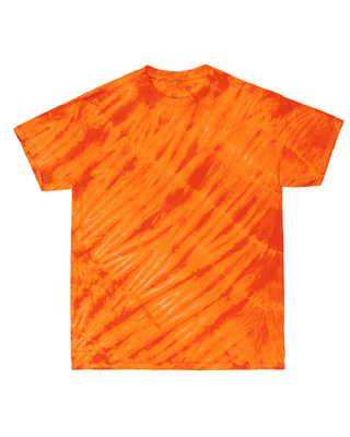 TEE SHOP - Orange Tiger Stripe Tie Dye Tee