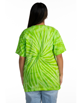 Dyenomite Deal - Cyclone Spiral Tie Dye Tee - Lime