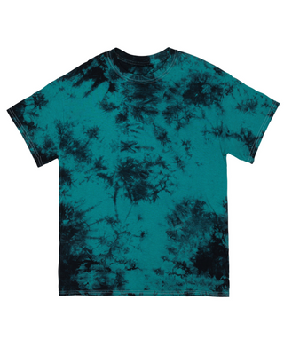 Crystal Dye Tee - Black/Teal - Youth