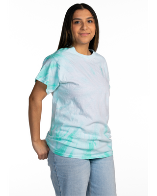 Dyenomite Deal - Cyclone Spiral Tie Dye Tee - Mint