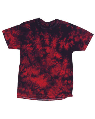 Crystal Dye Tee - Black/Red - Youth