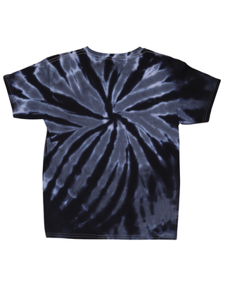 TEE SHOP - Black Pinwheel Spiral Tie Dye Tee