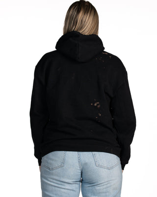 Bleach Wash Essential Fleece Hoodie - Giza