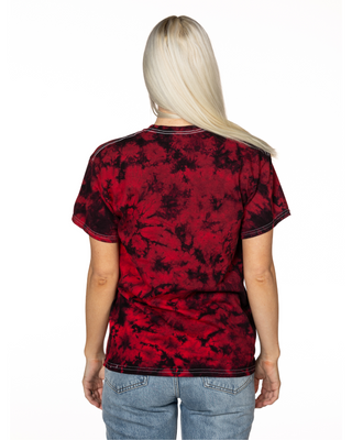 Crystal Dye Tee - Black/Red