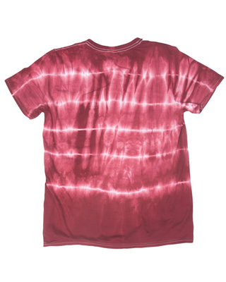 TEE SHOP - Maroon Shibori Tie Dye Tee