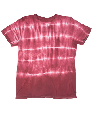 TEE SHOP - Maroon Shibori Tie Dye Tee