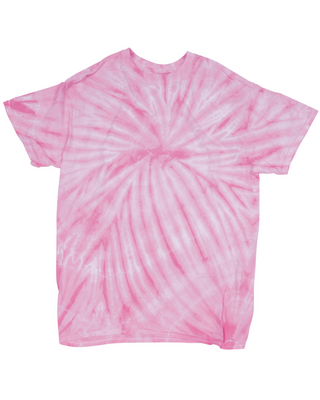 Cyclone Spiral Tie Dye Tees - Youth - Pink