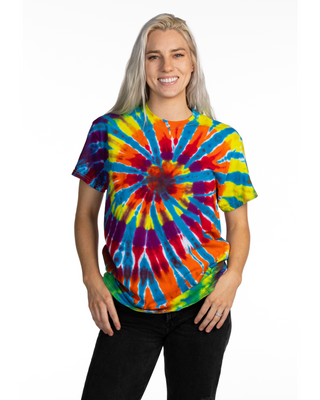 TEE SHOP - Tie Dye Tee - Champ Cut Multi Spiral