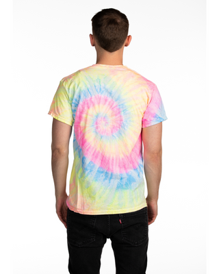 Tie Dye Tee - Dayglo Multi Spiral