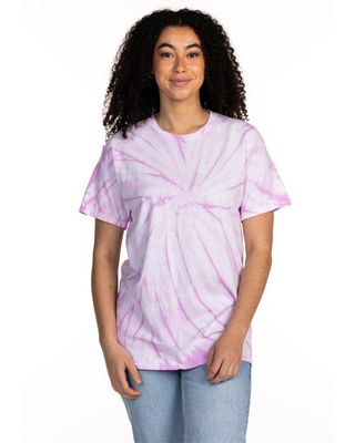 Dyenomite Deal - Cyclone Spiral Tie Dye Tee - Lilac