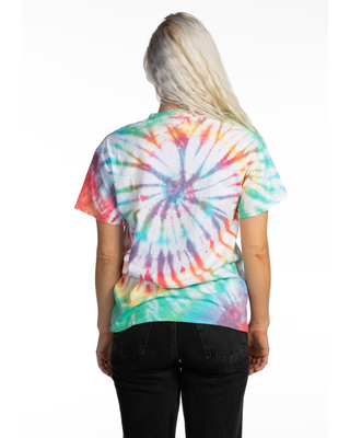 Tie Dye Tee - Prism Multi Spiral