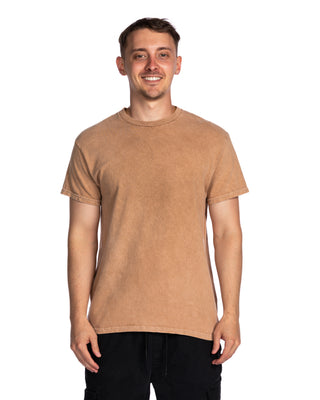 Mineral Wash Tee - Weathered Brown