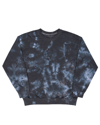 Crew neck tie dye sweatshirt sale