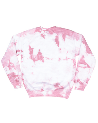 Crystal Tie Dye Essential Fleece Crew Sweatshirt