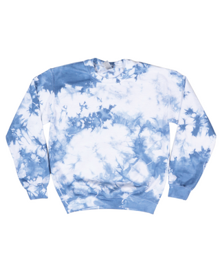 Crystal Tie Dye Essential Fleece Crew Sweatshirt- Youth